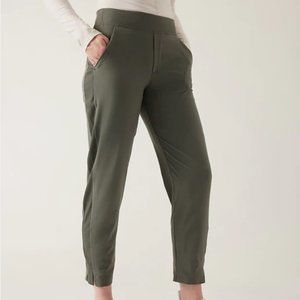 Athleta Brooklyn Ankle Pant, Mountain Olive